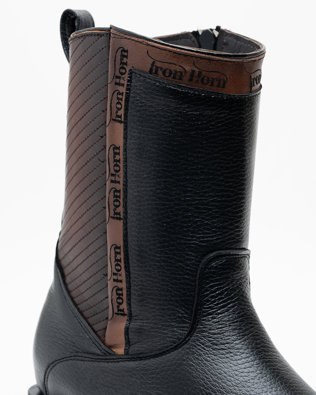 BOTIN CASUAL IH PIEL GENUINA VENADO NEGRO